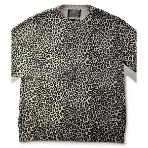 Giambattista Valli x H&M Sweater Cashmere Blend Women Medium Leopard Print